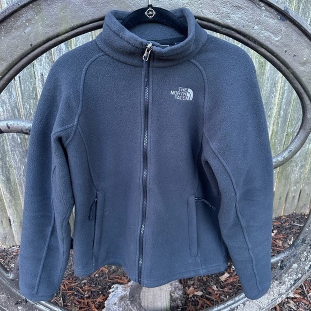 The North Face Women’s Full Zip Fleece Jacket (Dark Gray/Charcoal)‎